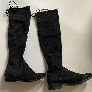 A New Day- over the knee black boots 8.5